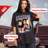 Custom 90S Vintage Bootleg Shirt, Custom Your Own Bootleg Shirt, Custom Bootleg Rap Tee, Custom Photo Shirt, Custom Girlfriend Shirt