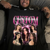 Custom Bootleg Rap Tee, Custom Photo - Vintage Graphic 90s Tshirt, Custom Photo Shirt, CUSTOM Your Own Bootleg Idea Here, Insert Your Design
