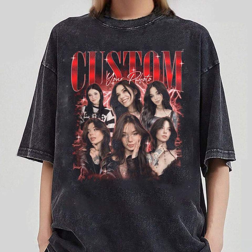 Custom Bootleg Rap Tee, Custom Photo - Vintage Graphic 90s Tshirt, Custom Photo Shirt, CUSTOM Your Own Bootleg Idea Here,Insert Your Design.