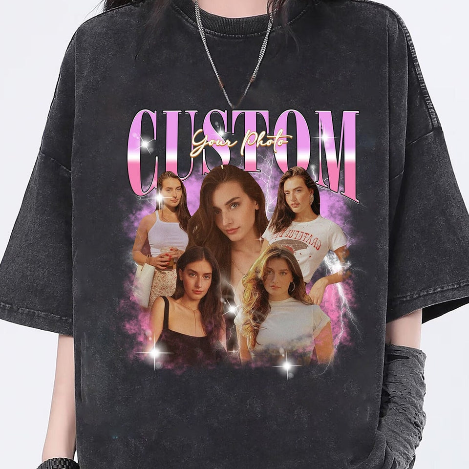 Custom Bootleg Rap Tee, Custom Photo - Vintage Graphic 90s Tshirt, Custom Photo Shirt, CUSTOM Your Own Bootleg Idea Here, Insert Your Design