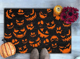 Scary Pumpkin Face Halloween Doormat | Best Outdoor Halloween Decoration