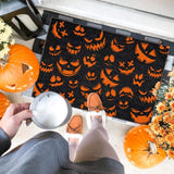 Scary Pumpkin Face Halloween Doormat | Best Outdoor Halloween Decoration