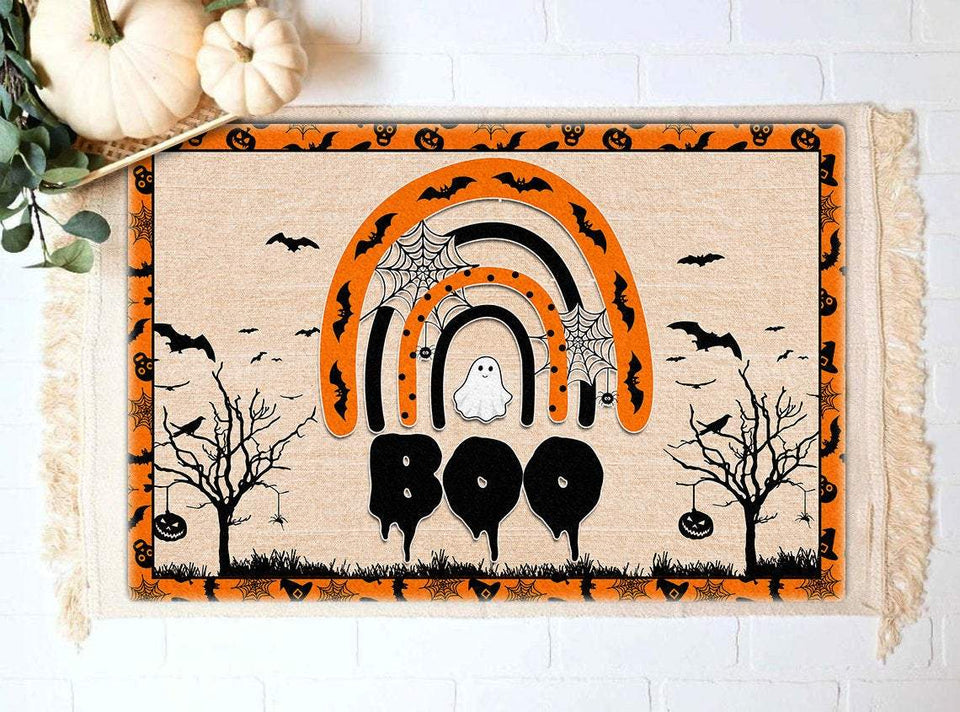 Ghost Boo Halloween Doormat | Best Outdoor Halloween Decoration