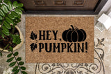 Hey Pumpkin Fall Door Mat