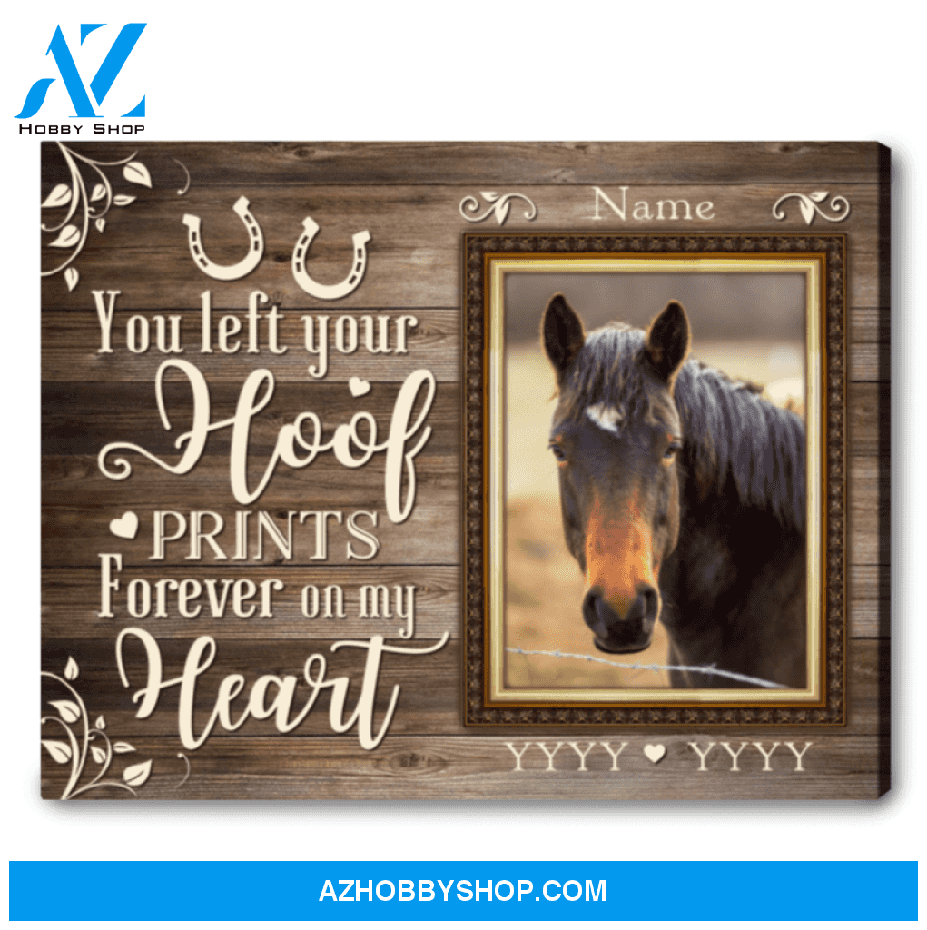 In Loving Memory Gifts Sympathy Gifts For Loss Of Horse Horse Wall Decor Ohcanvas
