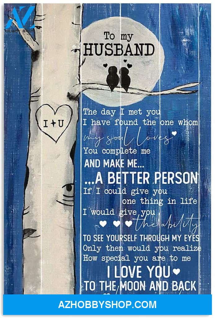 Inspirationalto My Husband Vertical Poster Great Husband Gifts