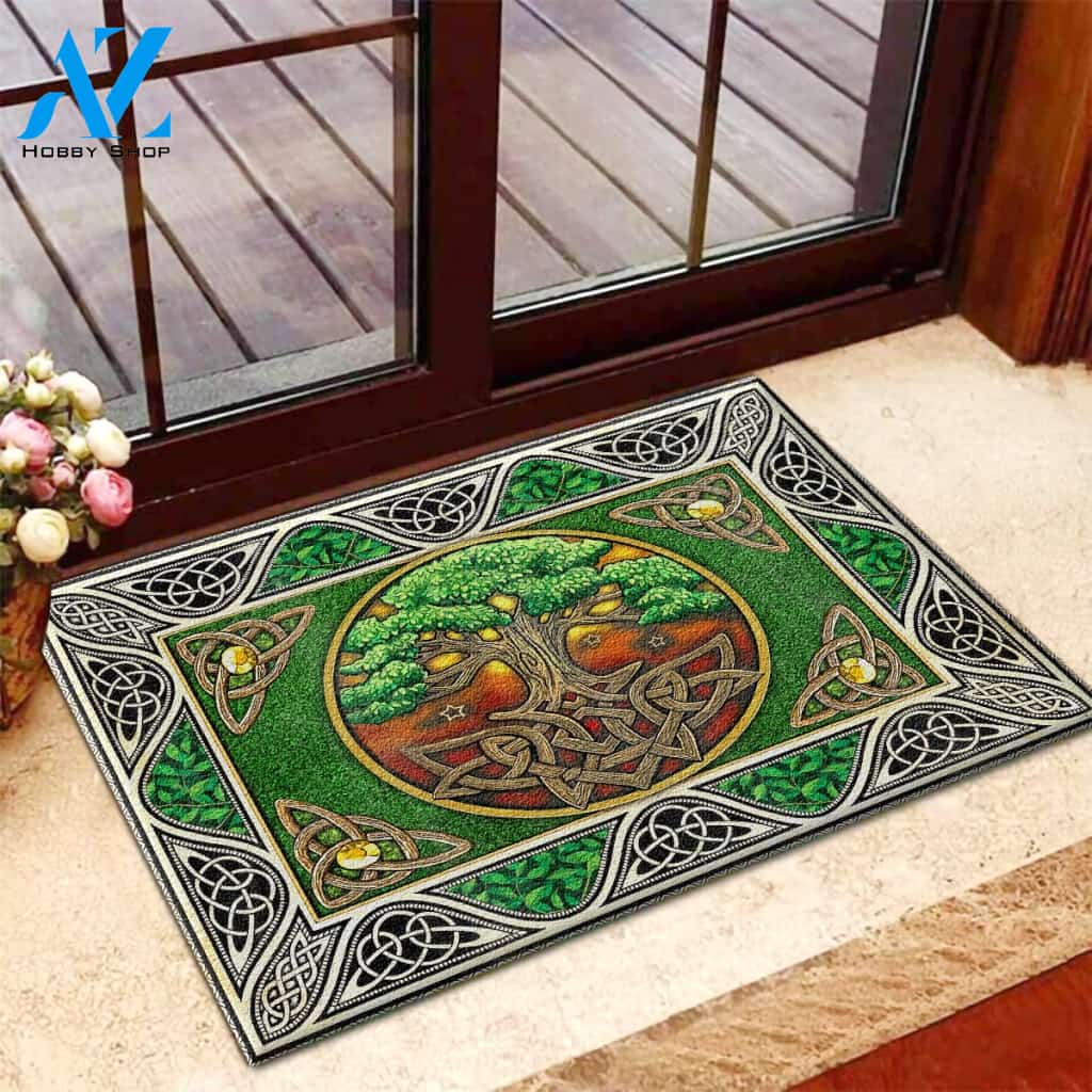 Irish Tree Of Life | Welcome Mat | House Warming Gift