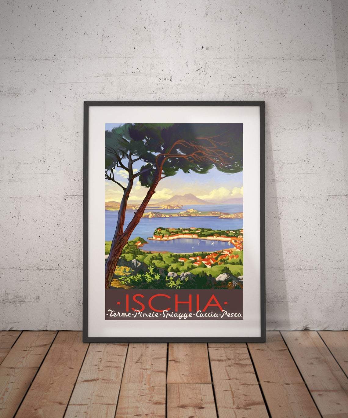 ischia, ischia travel Canvas And Poster,Canvas Prints,Wall Decor Visual Art