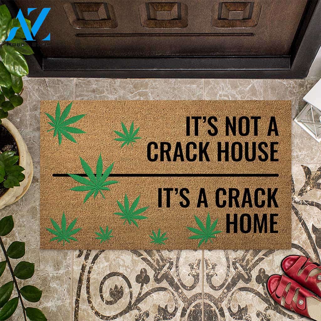 It's A Crack Home Funny Doormat Gift For Friend Family Birthday Gift Home Decor Warm House Gift Welcome Mat