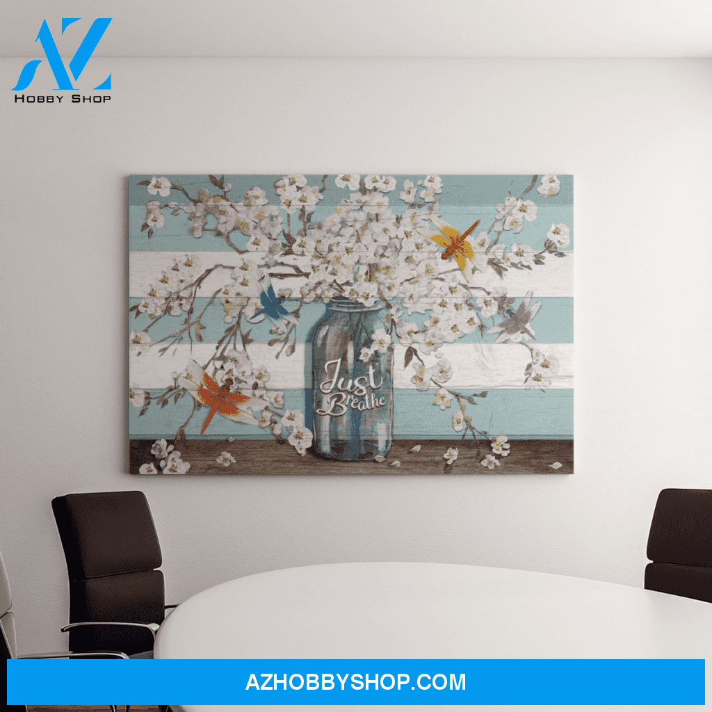 Landscape God Canvas Wall Art - Jesus Canvas Wall Art - Jesus and Dragonfly - God says you are Canvas