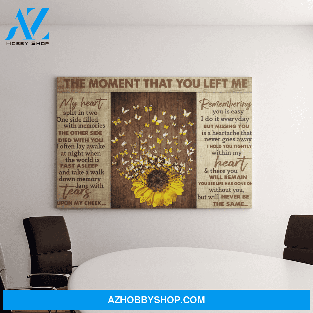 Landscape God Canvas Wall Art - Jesus Canvas Wall Art - Heaven - Missing you is a heartache that never goes away Canvas