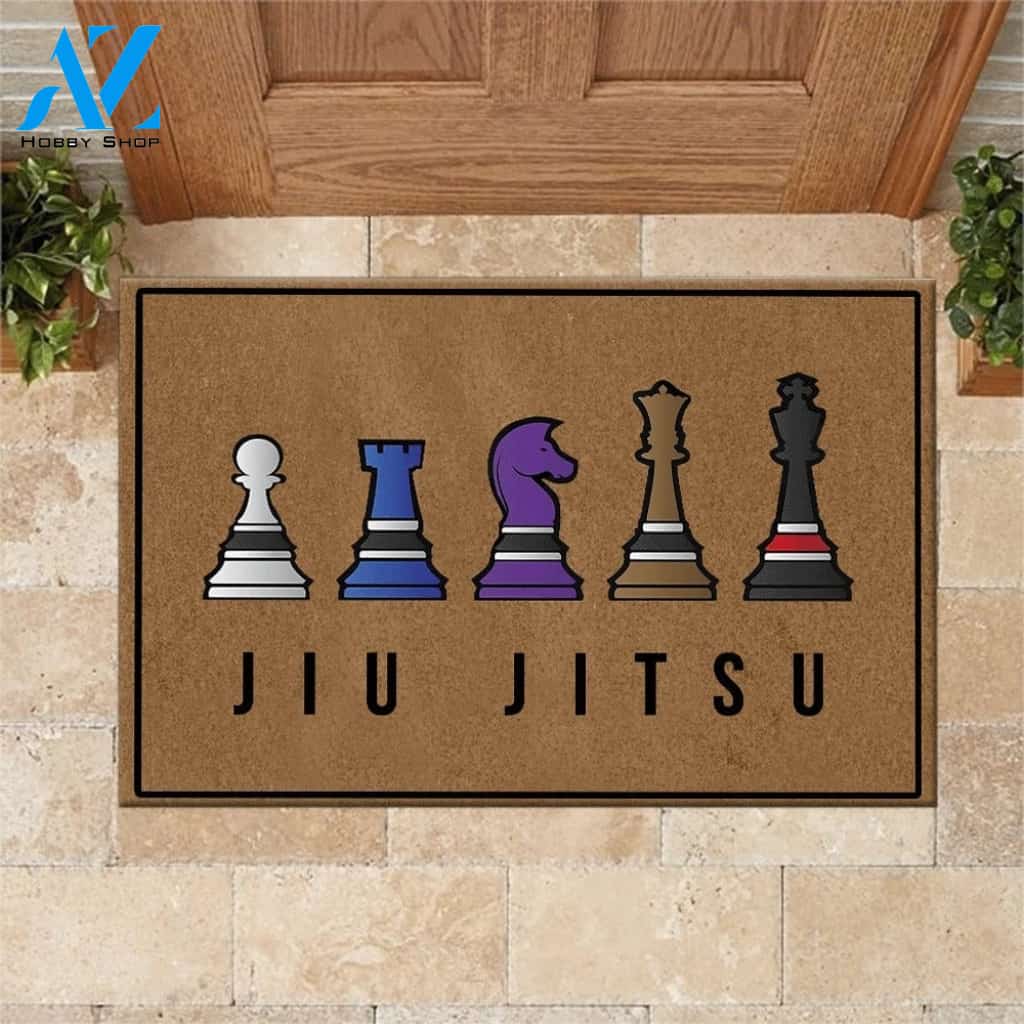 Jiu Jitsu Chess Doormat