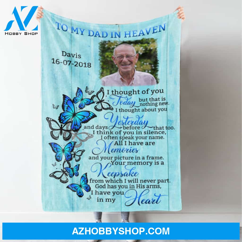 Keepsake Memory Custom Photo Blanket Memorial