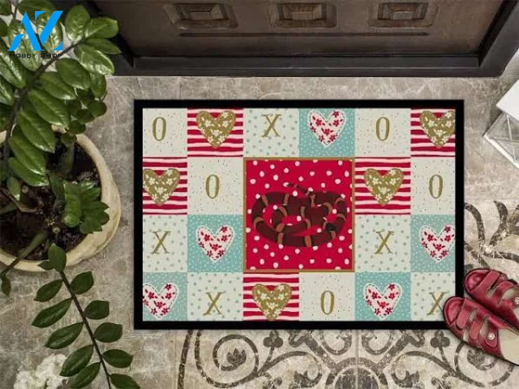 KingSnake Indoor and Outdoor Doormat Warm House Gift Welcome Mat Gift for Friend Family