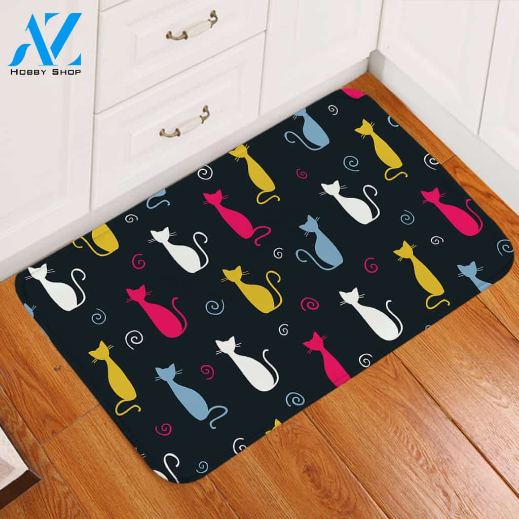 Kitty Cat Door Mat