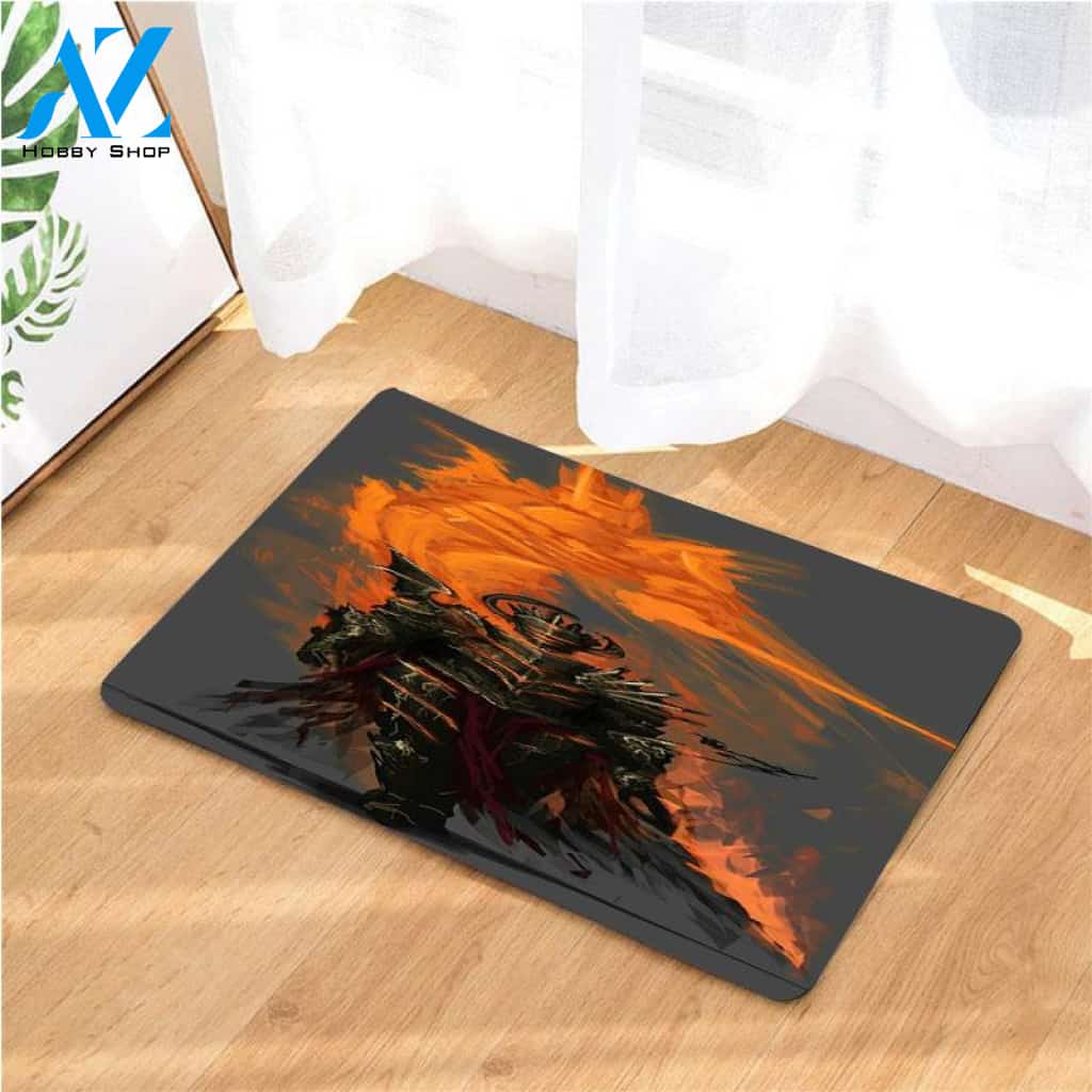 knight in rusty armor fisher doormats