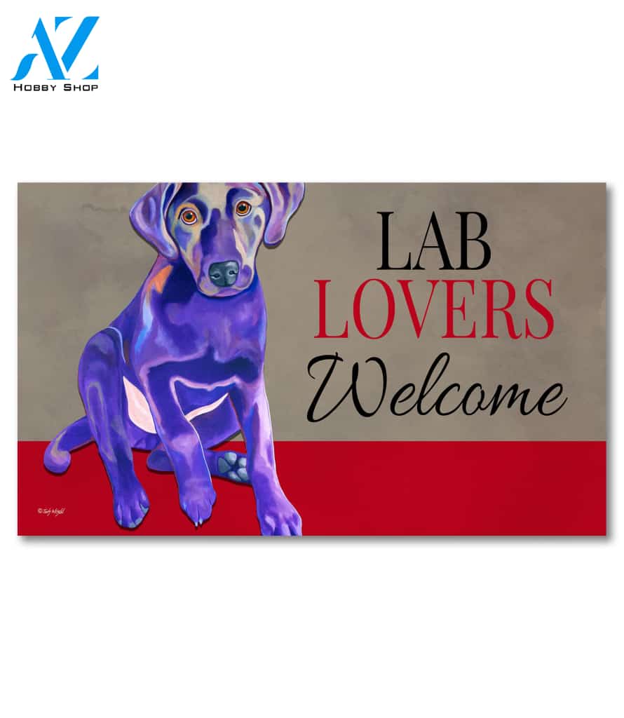Lab Lover Doormat - 18" x 30"