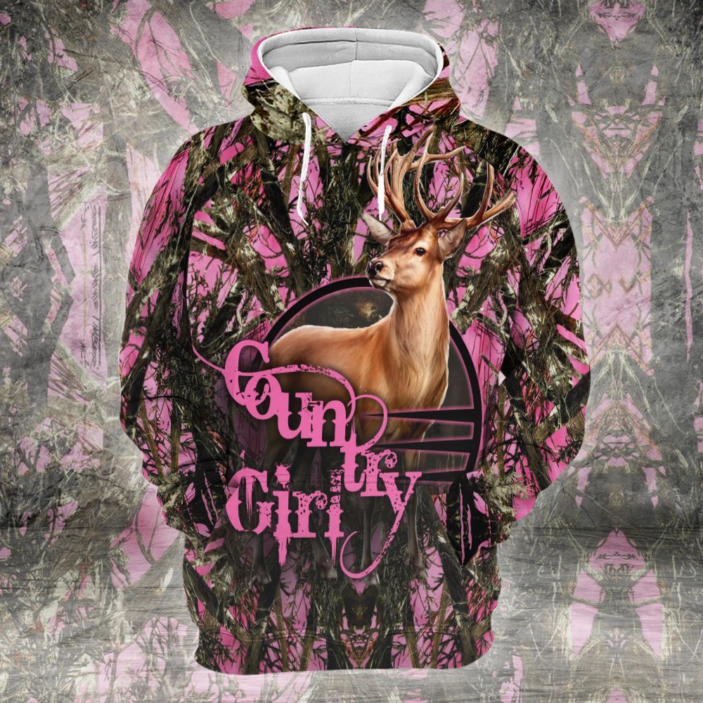 Country Girl Pink Unisex 3d Hoodie