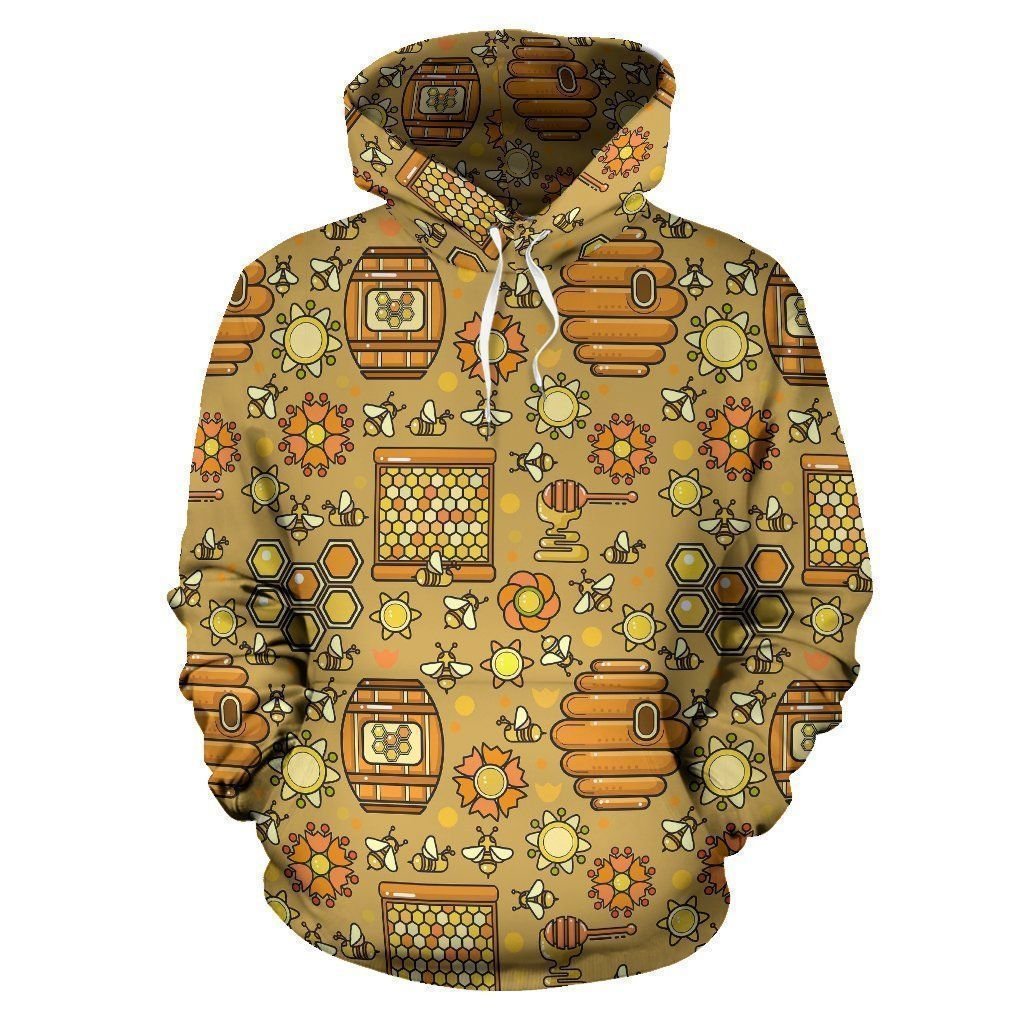 Honey Bee Unisex 3d Hoodie All Over Print