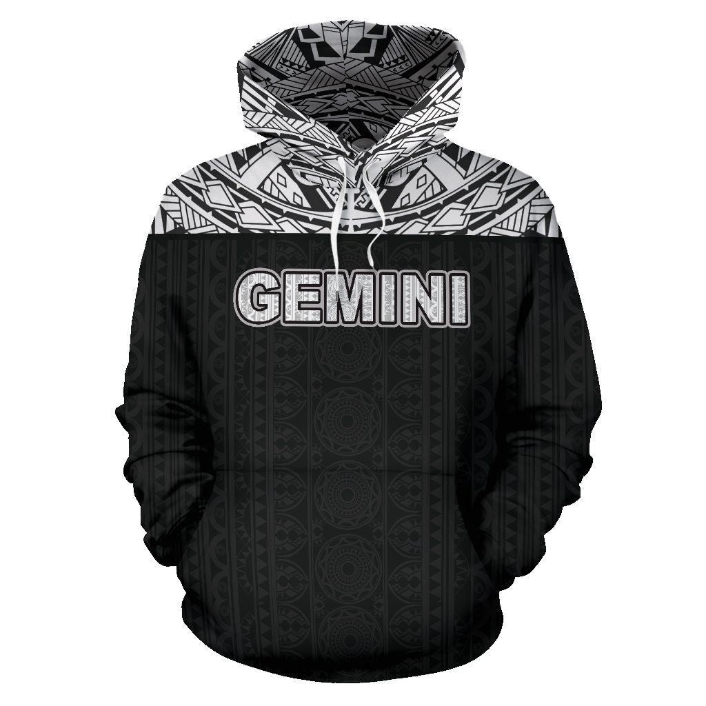 Gemini Zodiac Poly All Over Unisex 3d Hoodie