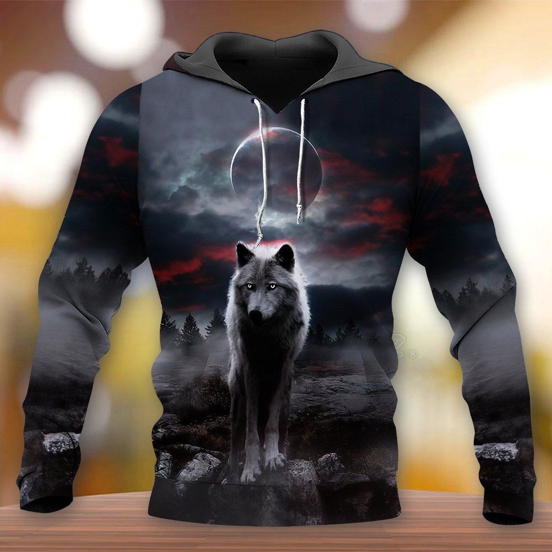Wolf Sp0601 Hoodie Unisex 3d Hoodie