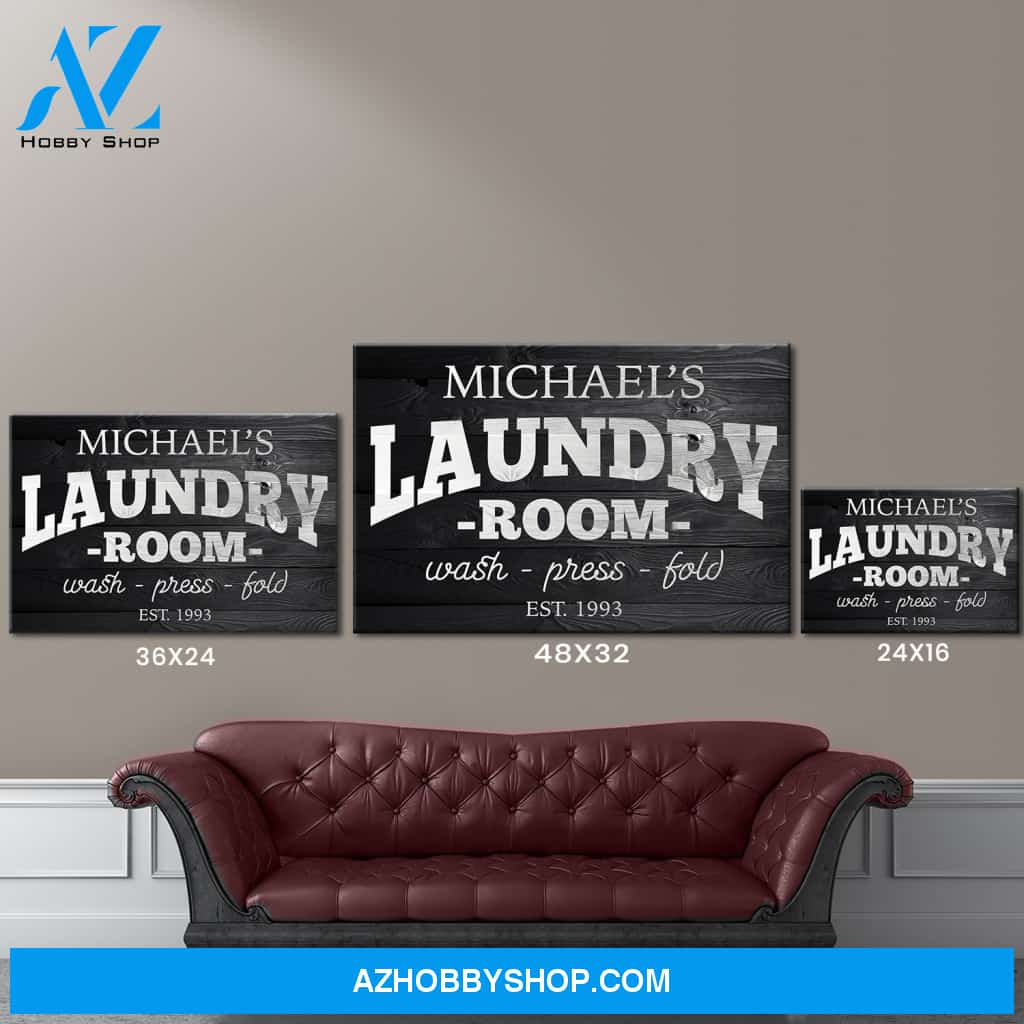 Laundry Room Premium Canvas