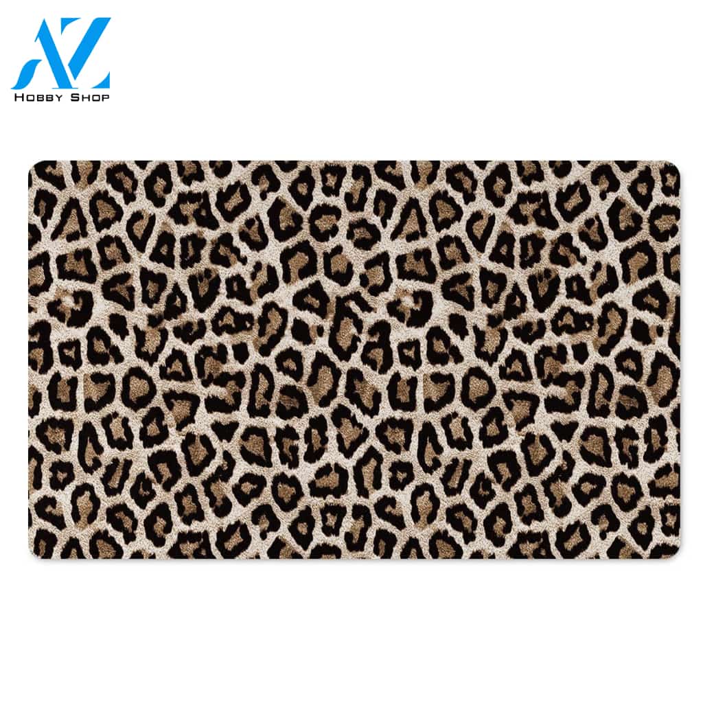 Leopard Door Mat