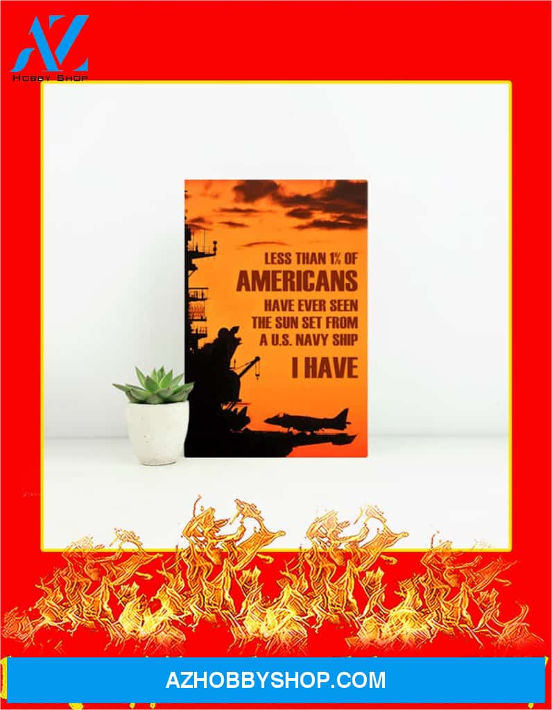 Less Than 1% Of Americans Us Navy Canvas Prints