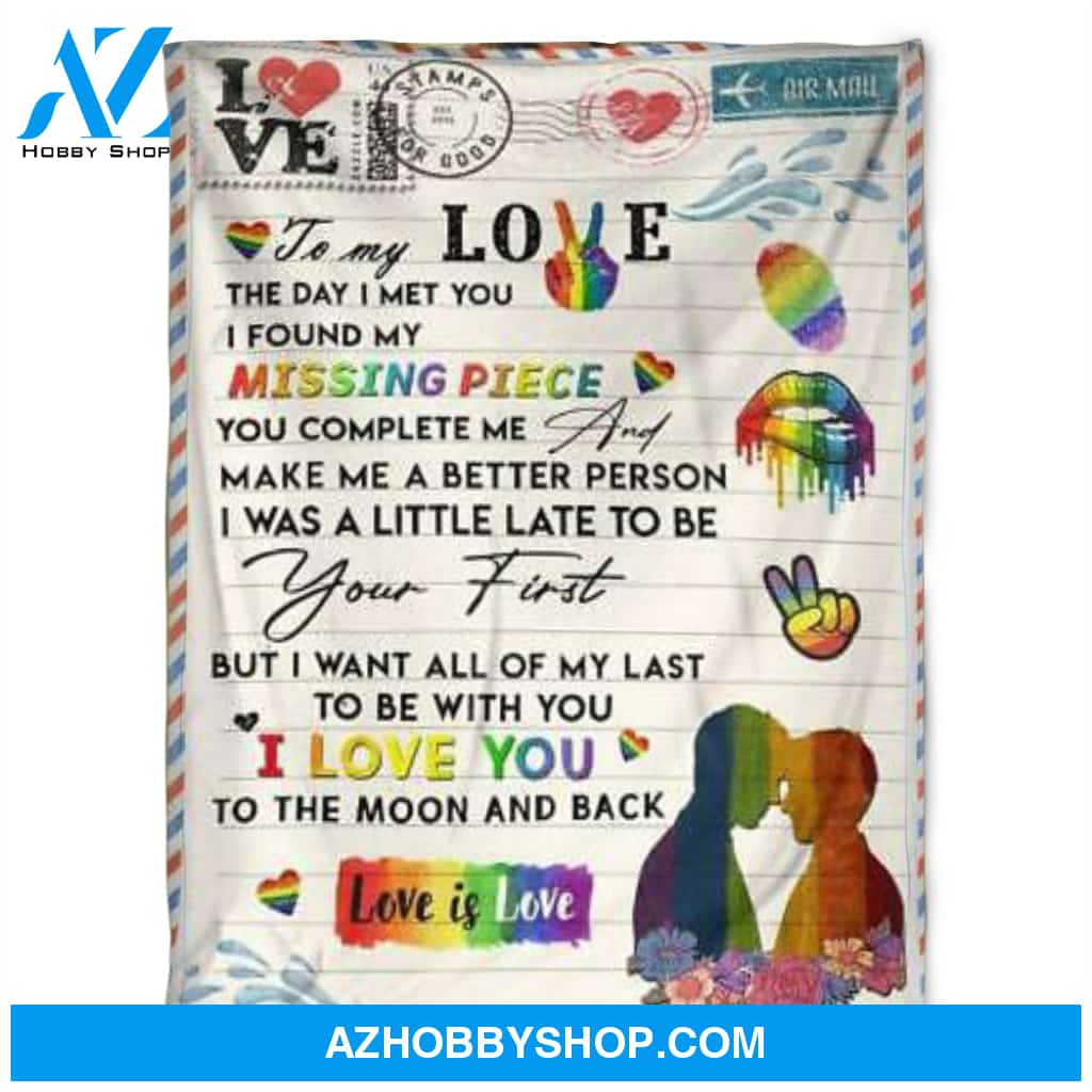 LGBT Blanket, Missing Piece,Soft Blanket,Fleece Banket.Home Decor Bedding Couch Sofa Soft and Comfy Cozy