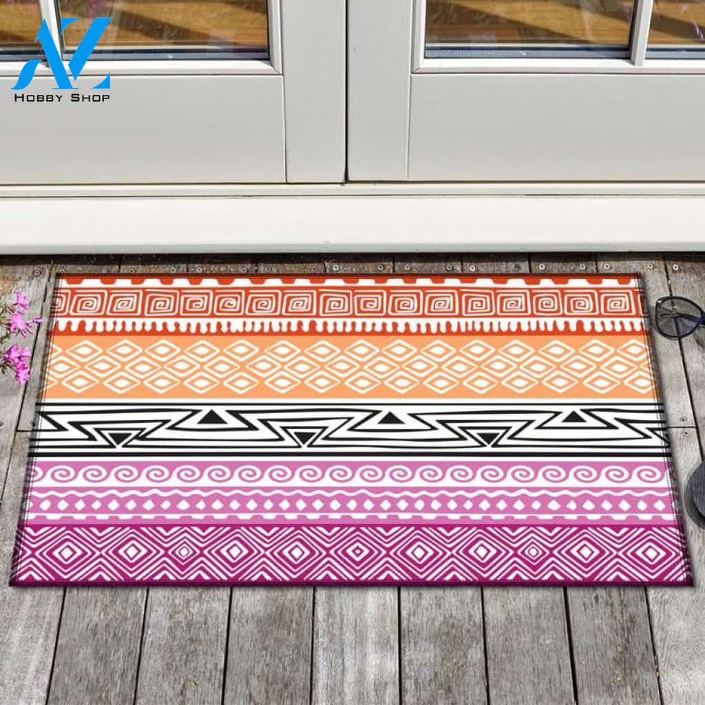 LGBT Pride - Lesbian Flag V2 Doormat