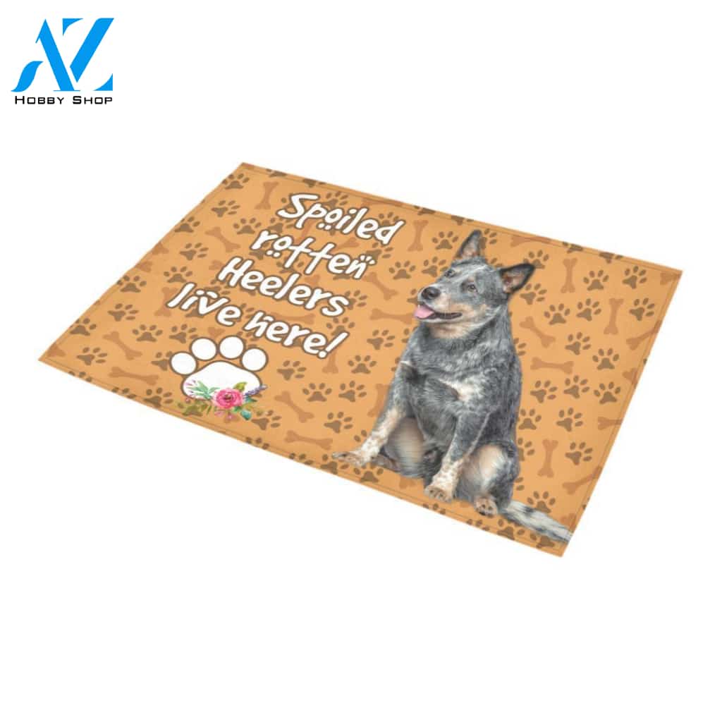 ln heeler spoiled doormat | WELCOME MAT | HOUSE WARMING GIFT