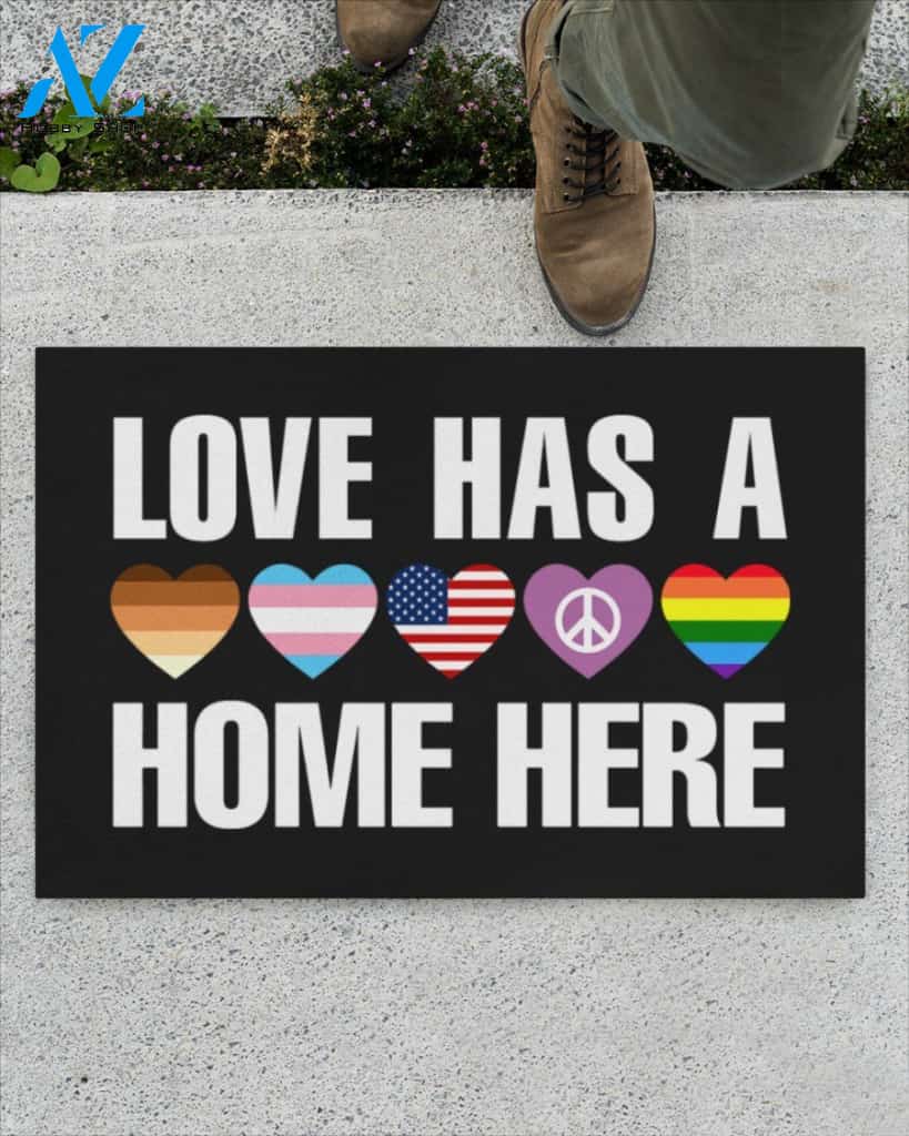 Love Has A Home Here Doormat | Welcome Mat | House Warming Gift