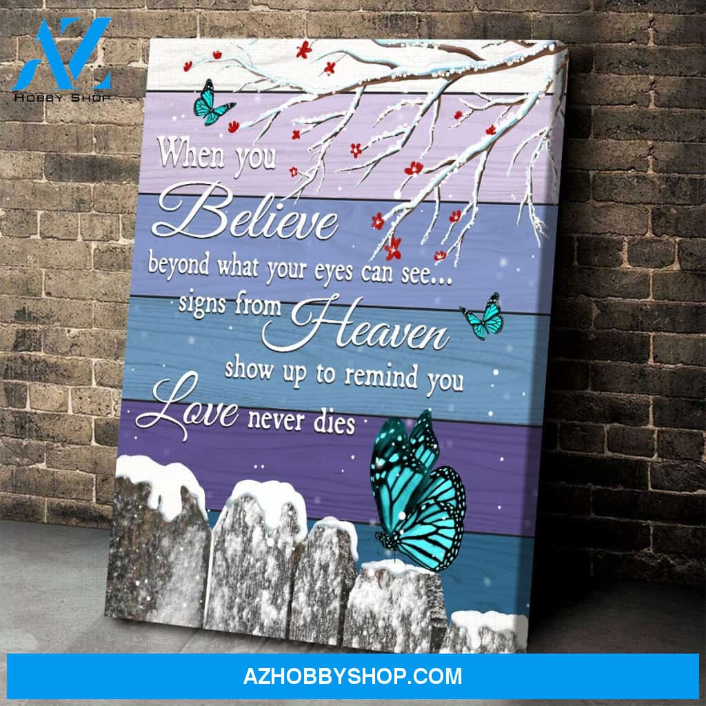 Love Never Dies Canvas