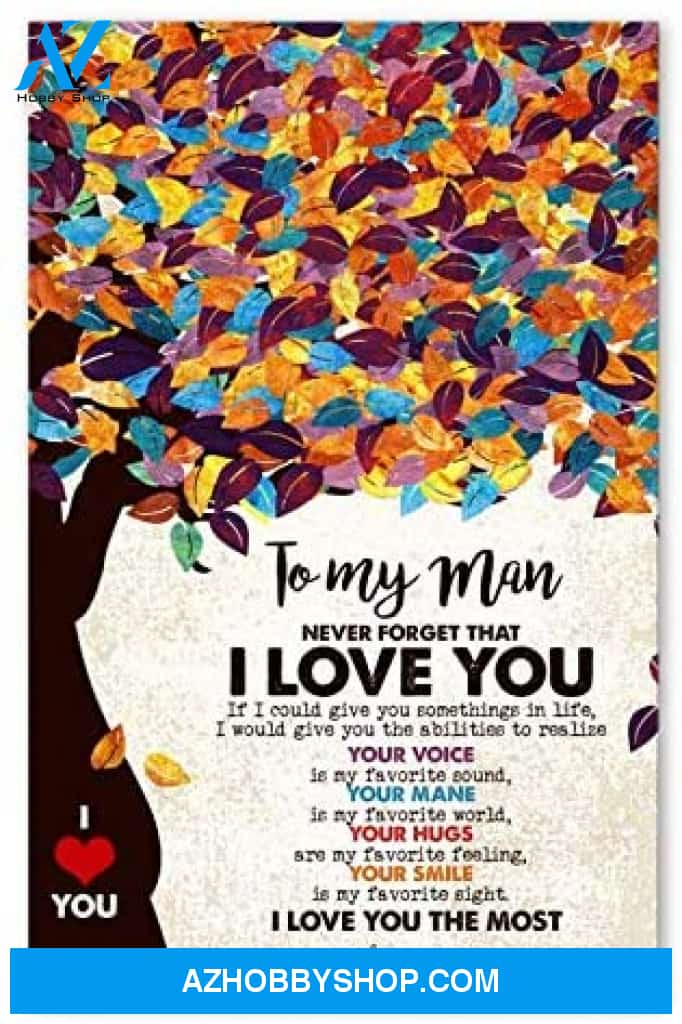 Meaningful Quote To My Man Great Husband Gift Ideas Posters