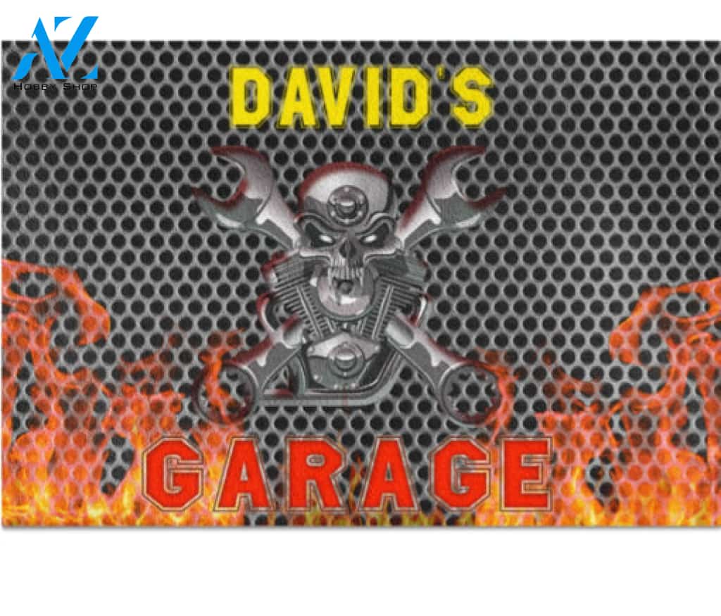 Mechanics Garage Doormat