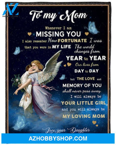 Memorial Blanket, The Love And Memory Of You Shall Never Pass Away, Angel Fleece Blanket
