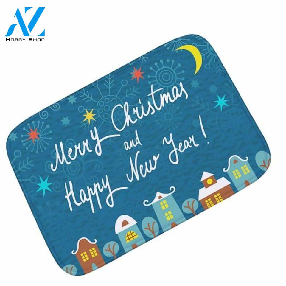 Merry Christmas Nad Happy New Year CLT091026R Doormat