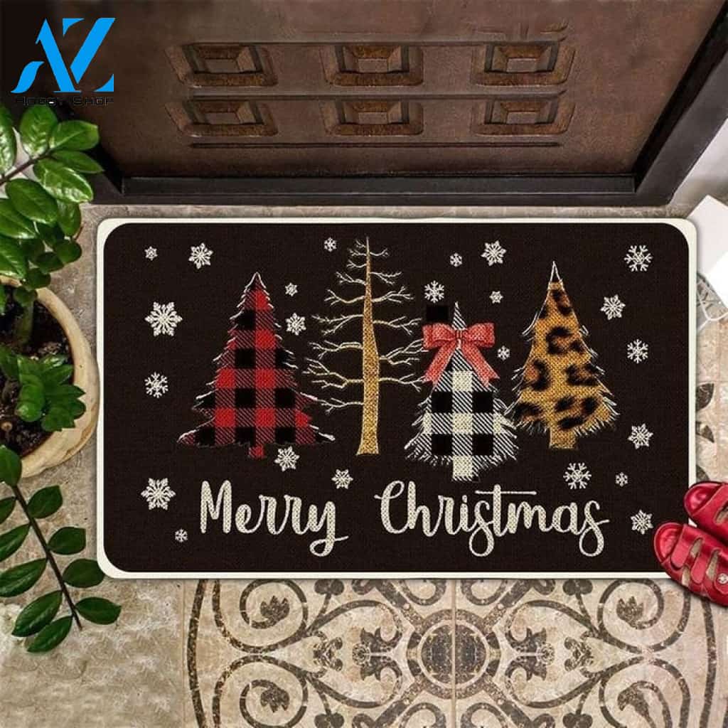 Merry Christmas Xmas Christmas Tree Doormat Gift For Friend Family Home Decor Warm House Gift Welcome Mat