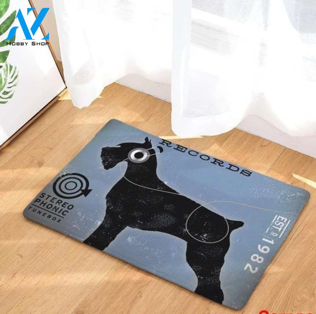 Miniature Schnauzer CL300934MDD Doormat
