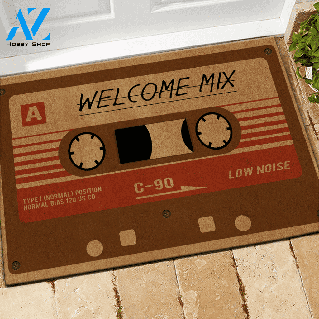 Mixtape Doormat Welcome Mix | Welcome Mat | House Warming Gift