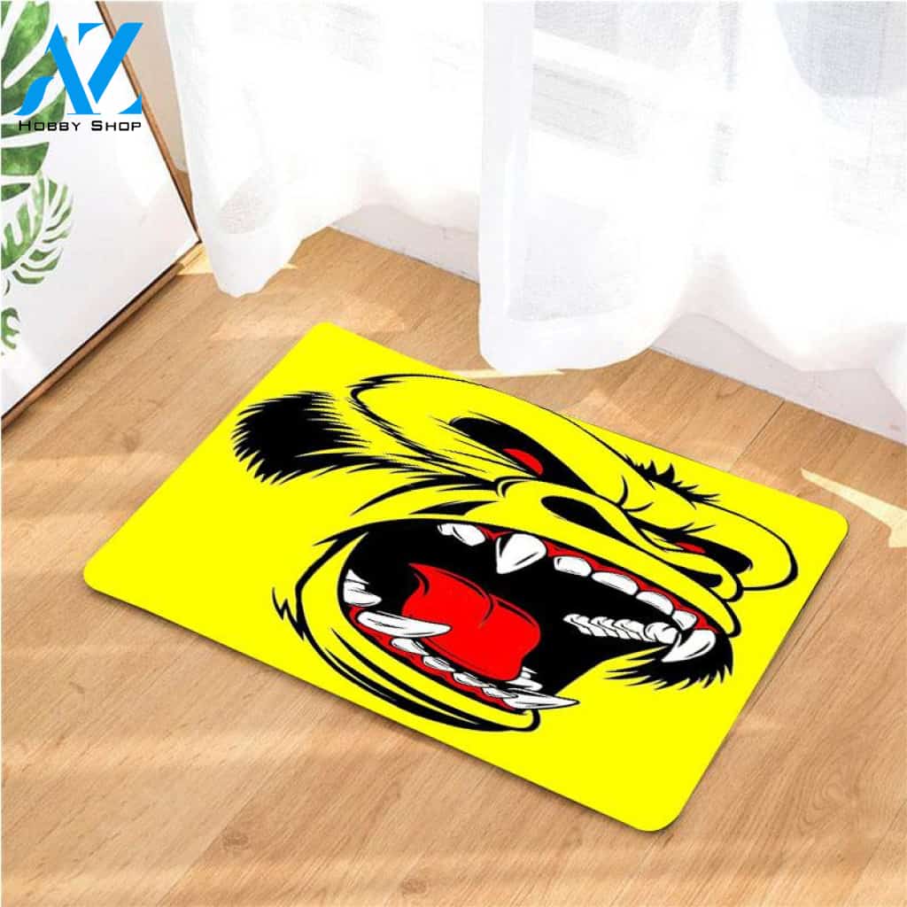 monkey wallpaper doormats