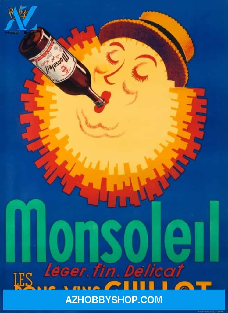 Monsoleil Vintage Poster France
