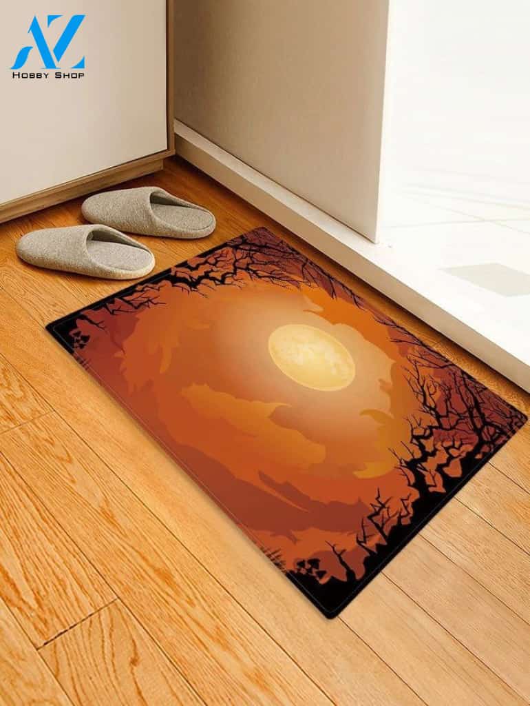 Moon Halloween CLH071079D Doormat