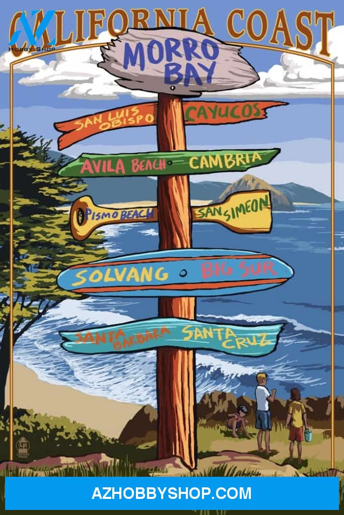 Morro Bay California Destinations Sign
