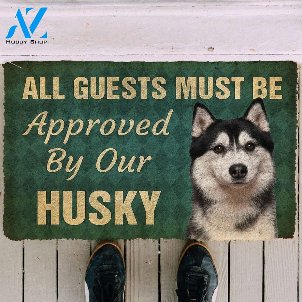 Gearhumans Gearhuman 3D Must Be Approved By Our Husky Custom Doormat