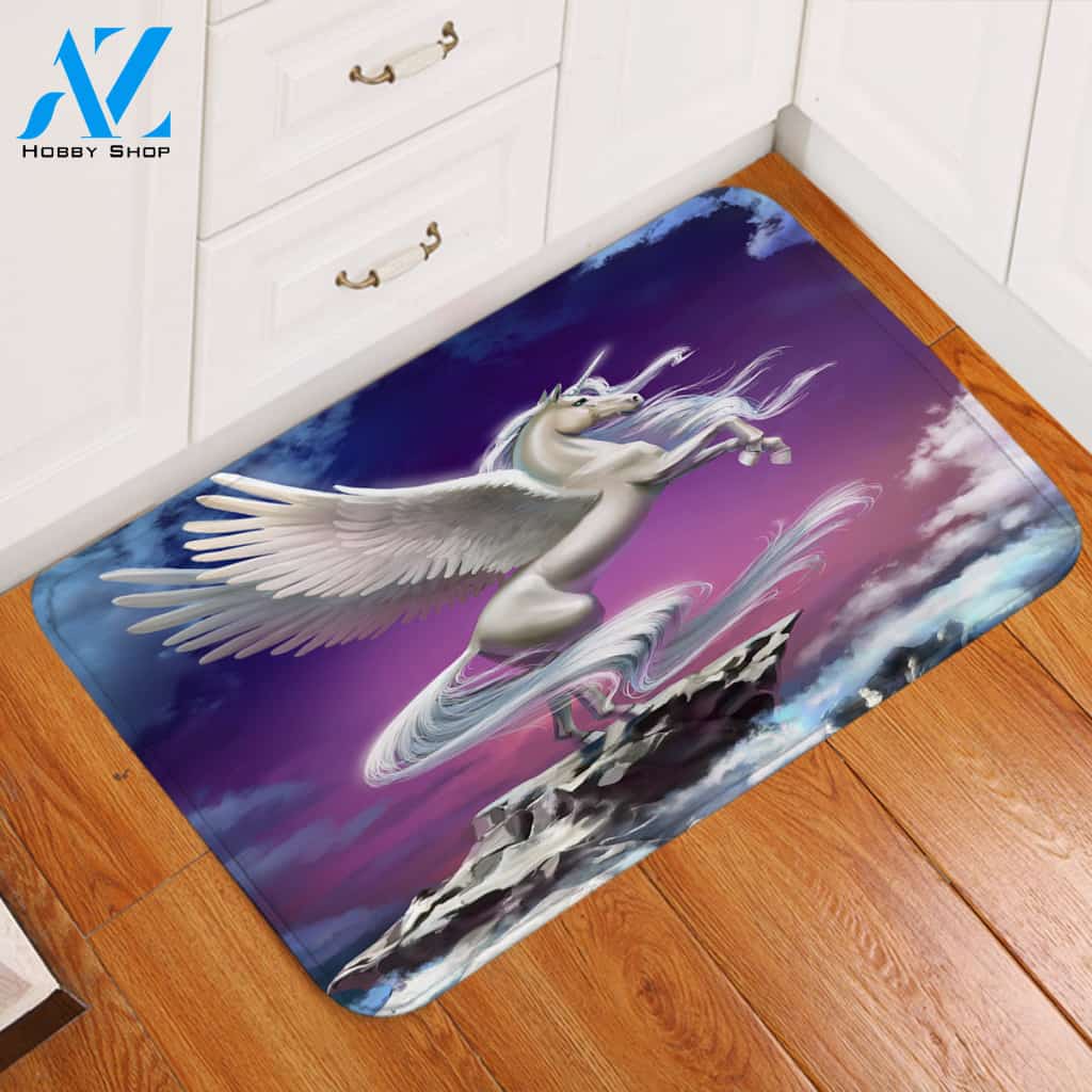 Mythical Pegasus Door Mat
