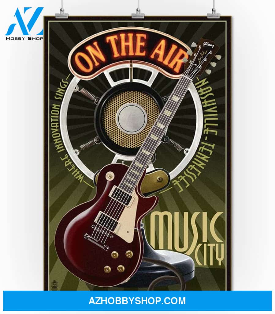 Nashville Tennesseee - Guitar And Microphone