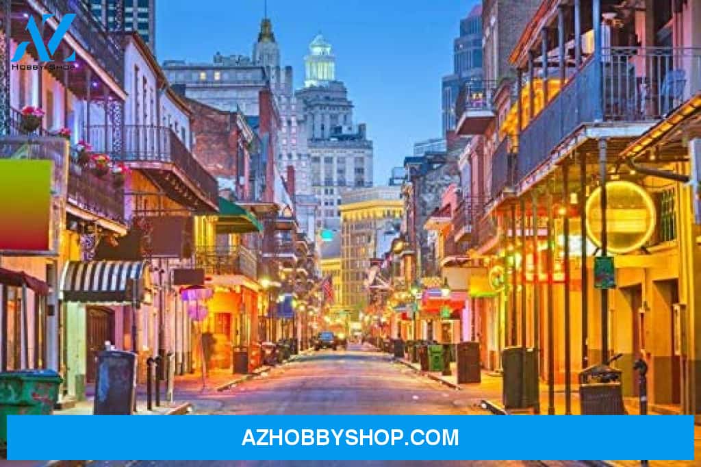 New Orleans Louisiana - Bourbon Street At Night
