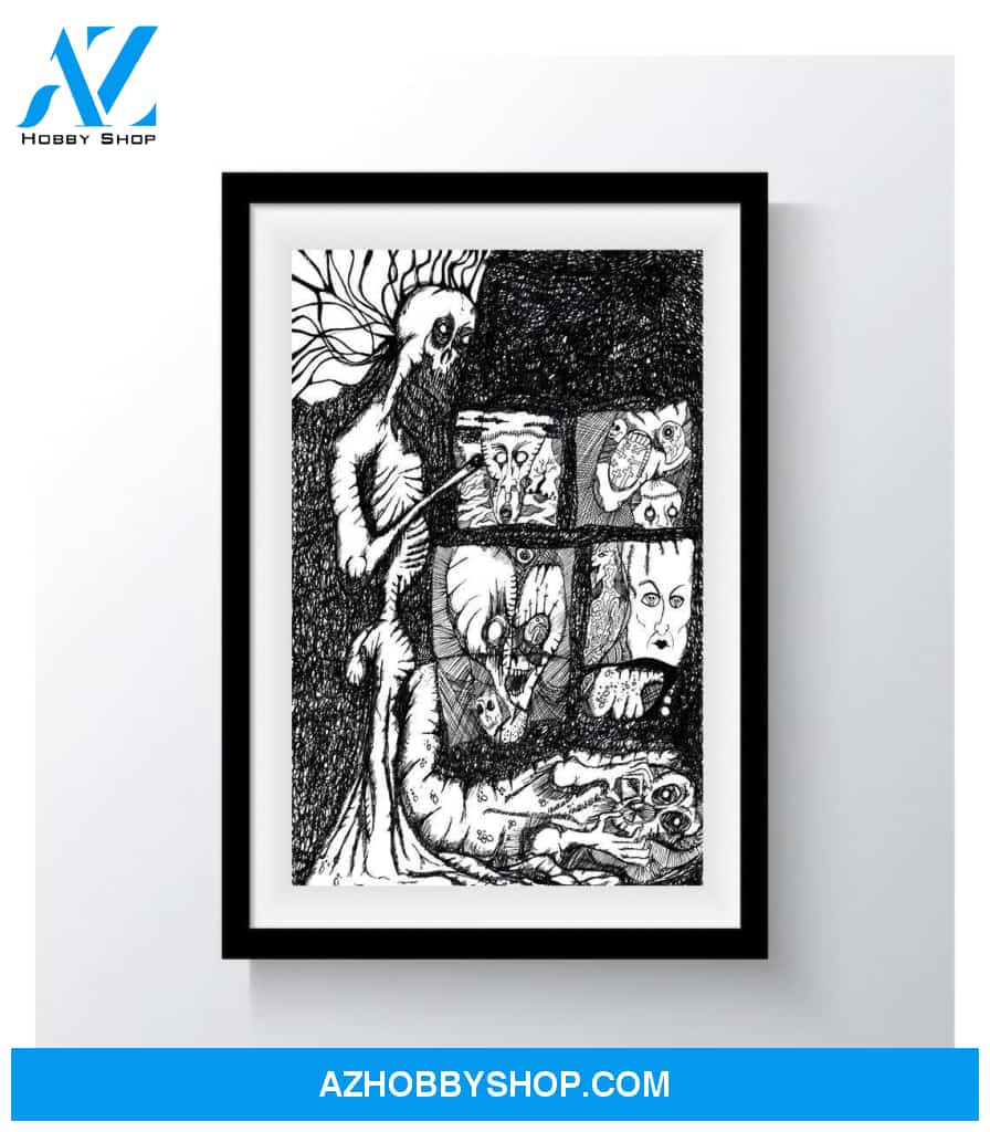 Nick Blinko Canvas And Poster, Wall Decor Visual Art