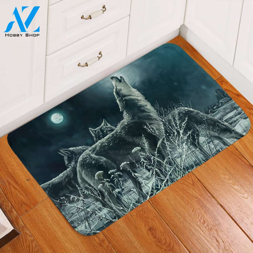 Night Howl Door Mat